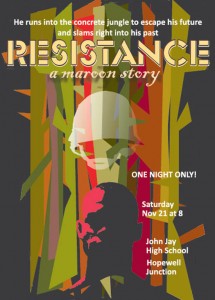 Damon's event flyer-Resistance