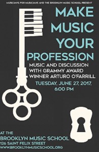 Arturo O'Farrill talk event poster